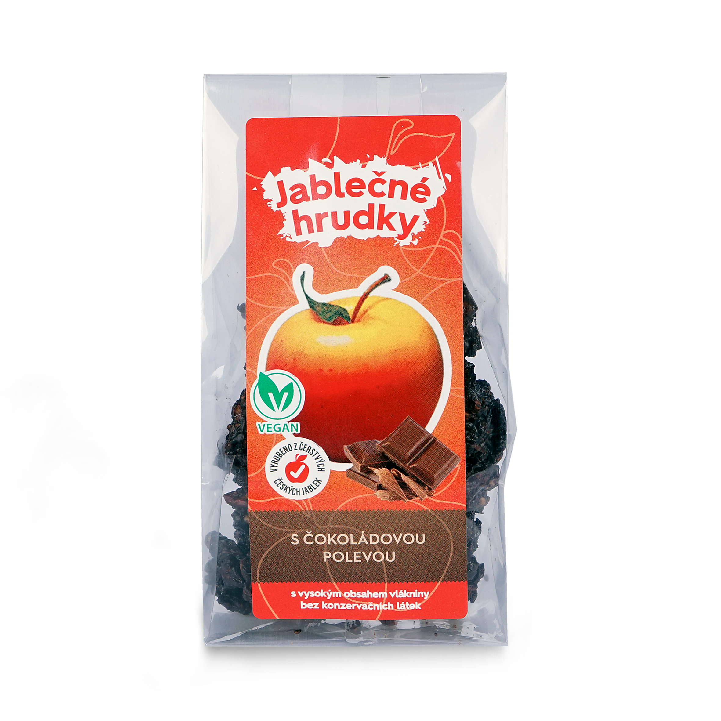 Jablečné hrudky s čokoládovou polevou 01